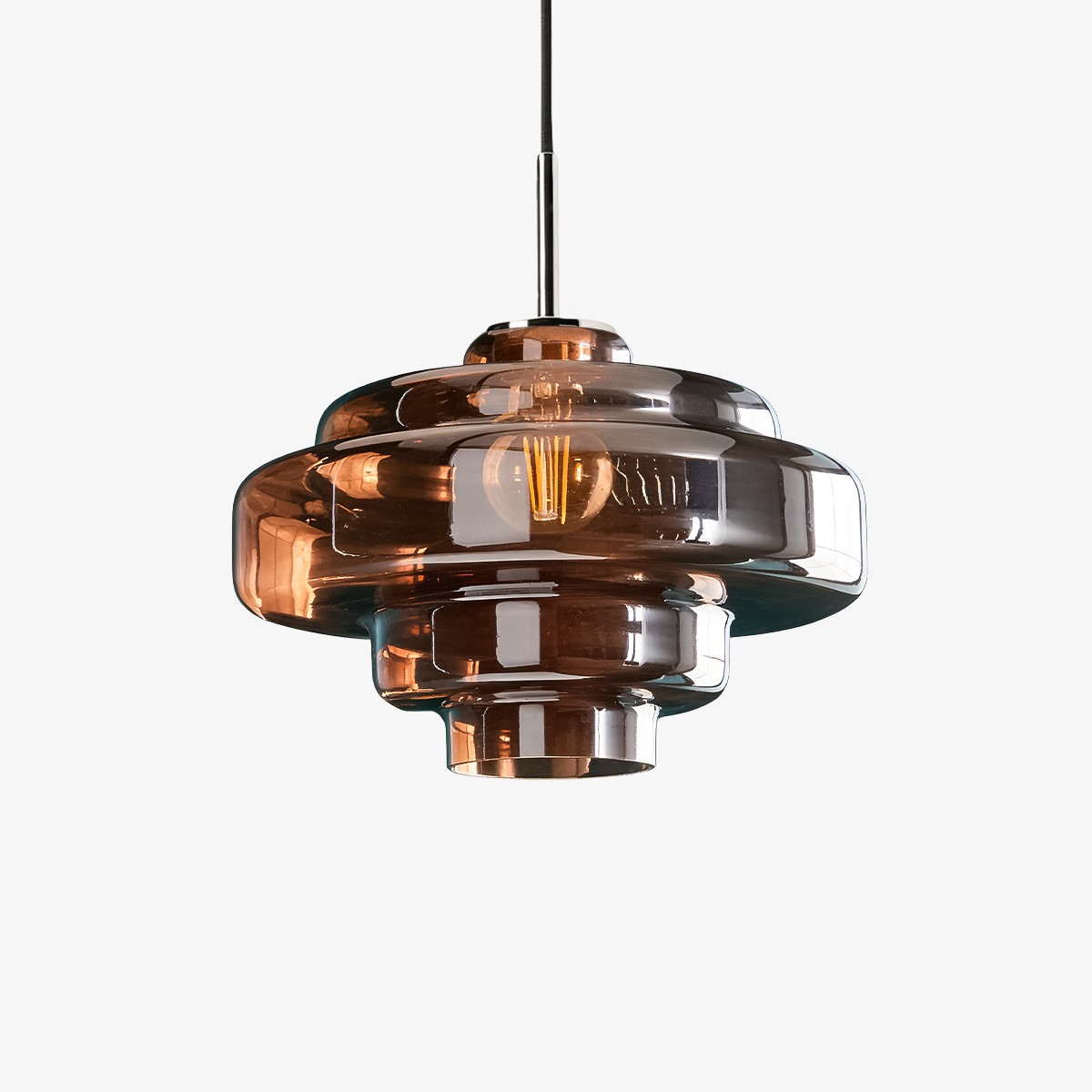 Koloro Retro Multi-layered Pendant Light - Modern Fixture for Living Room T277