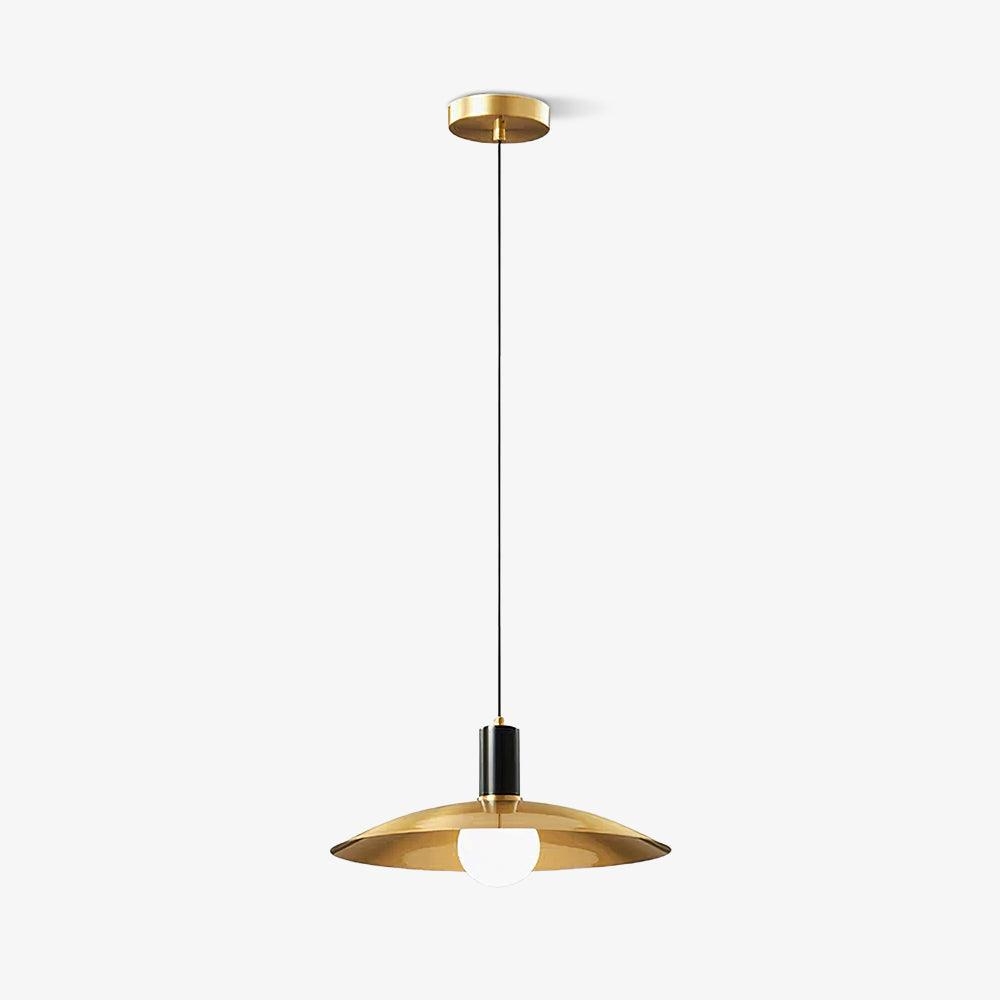 Brass Flared Pendant Lamp D361