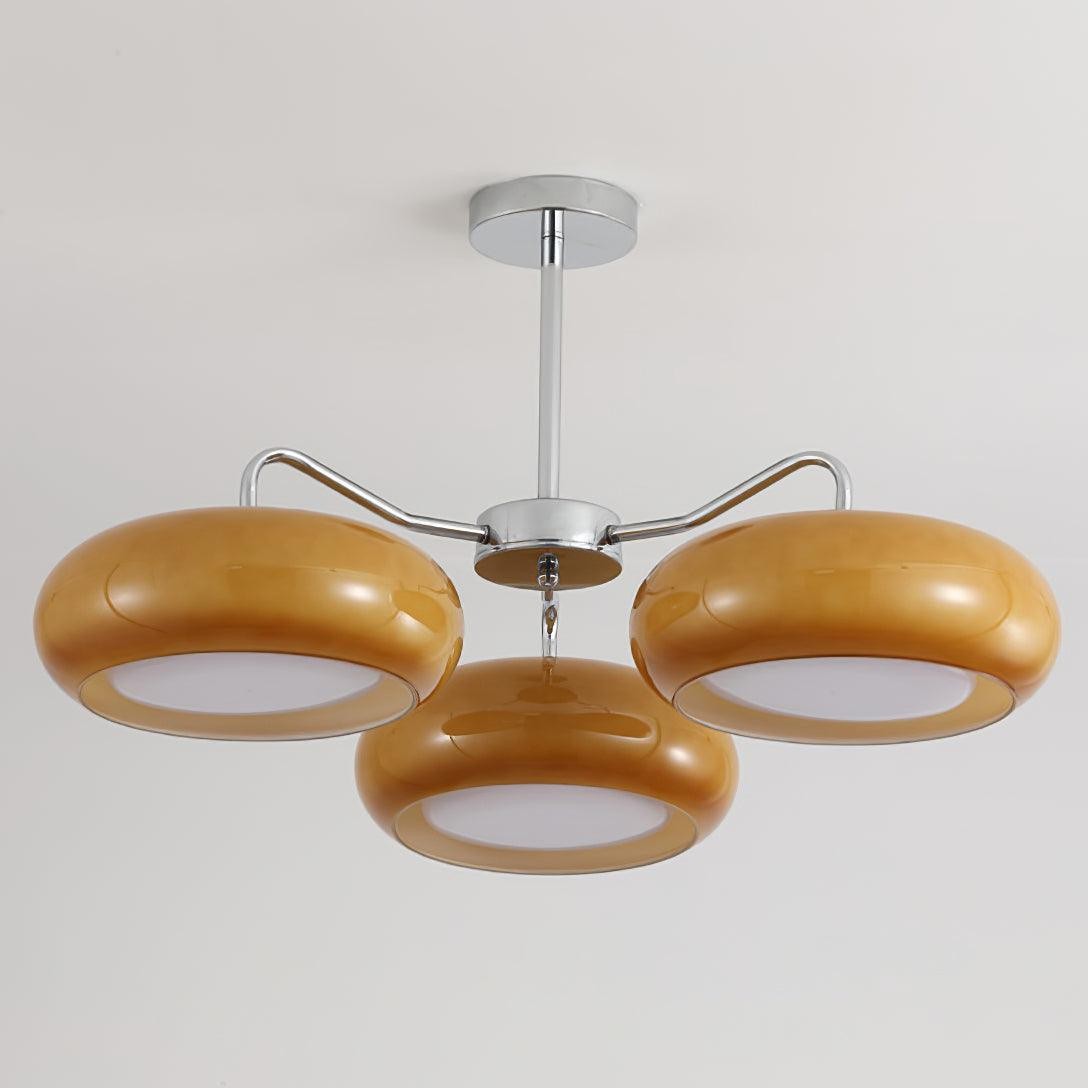Modern 3 Light Chrome Ceiling Light M324