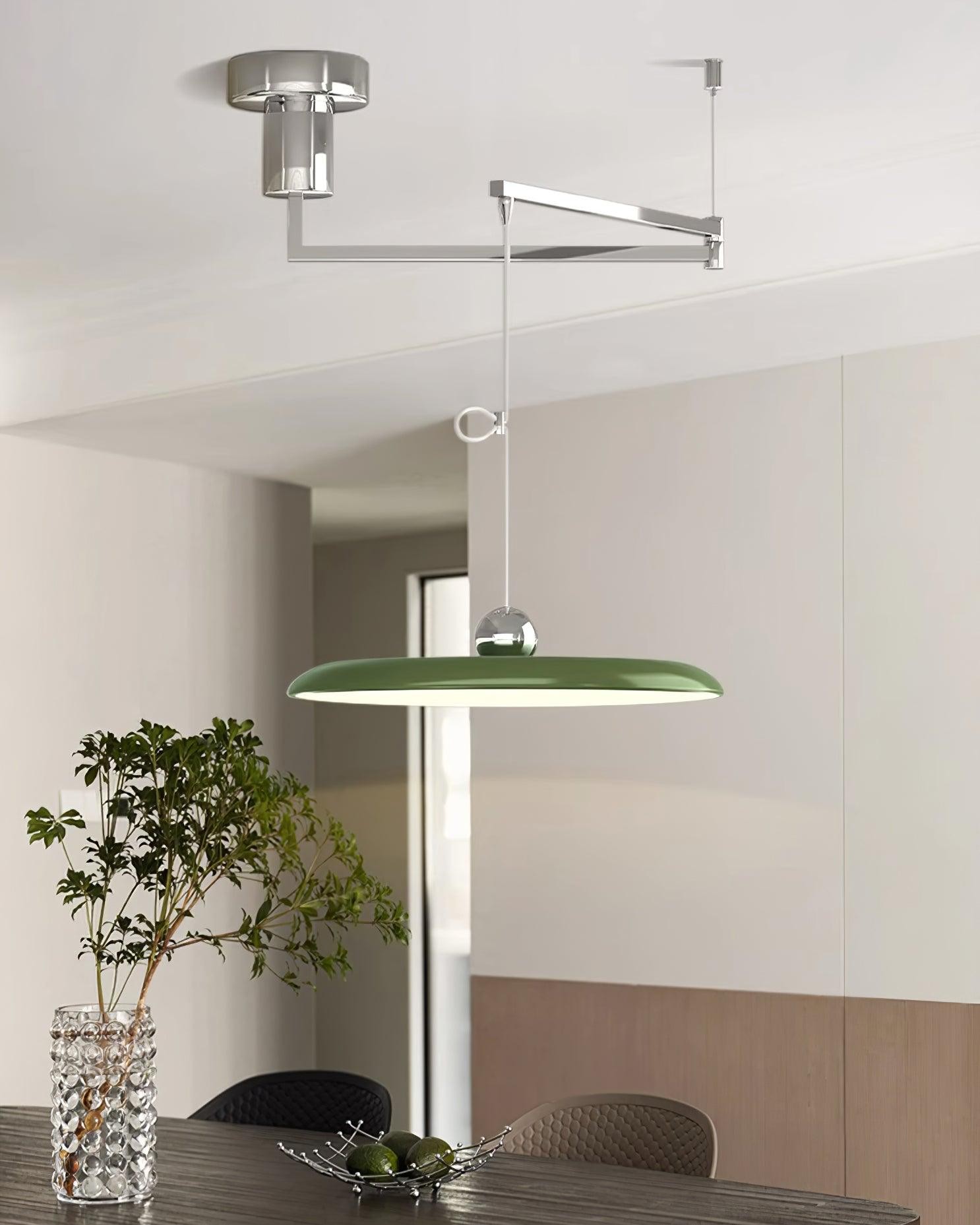 Simple Modern Adjustable Swing Arm Disc Pendant Lamp M110