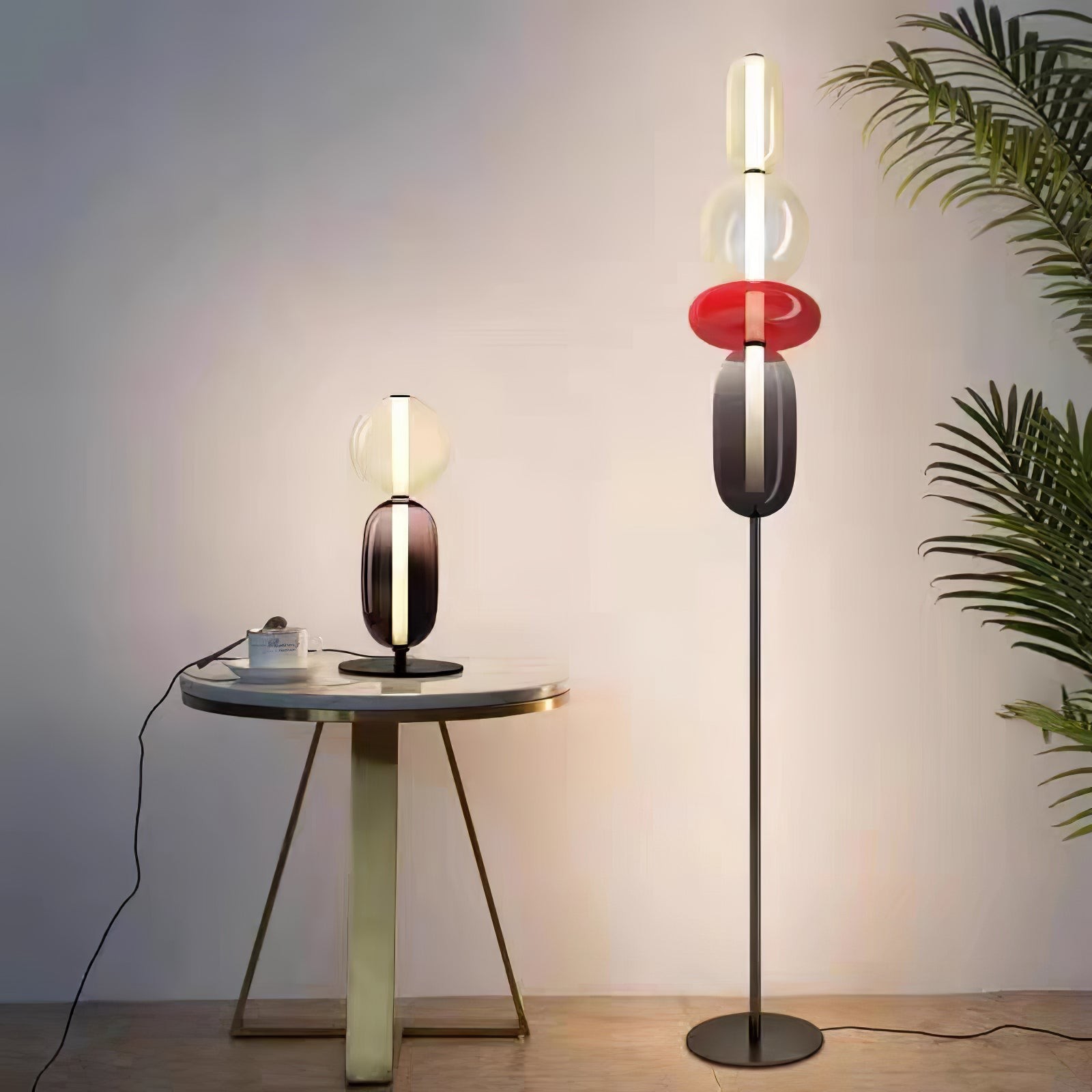 Nordic Minimalist Creative Luxury Gourd Glass Table Lamp M485