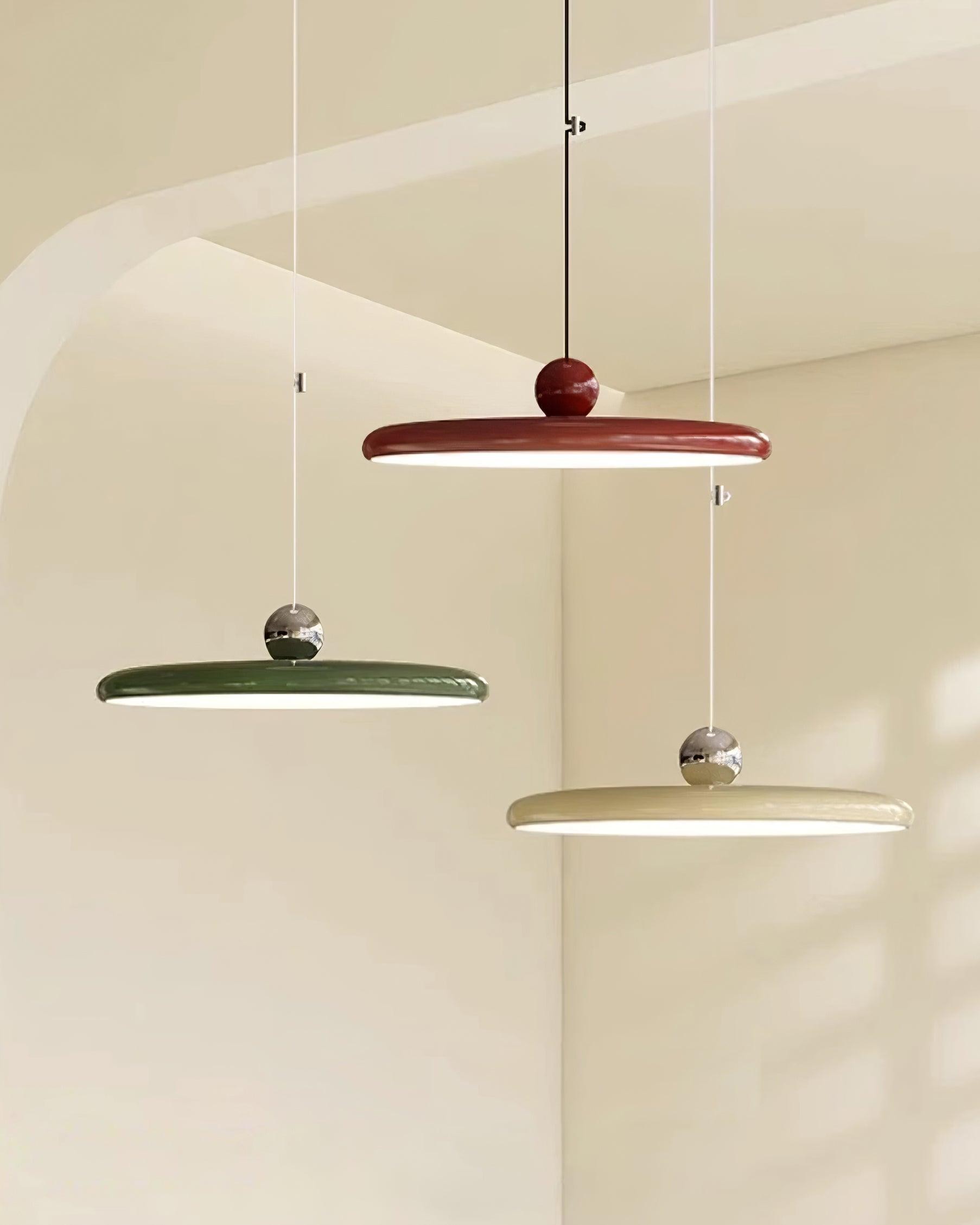 Simple Modern Adjustable Swing Arm Disc Pendant Lamp M110