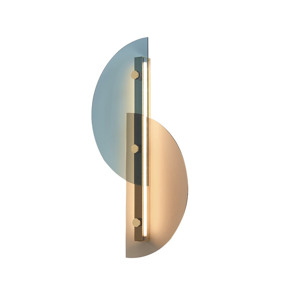 Simple Fan-Shaped Glass Arc Wall Lamp M121