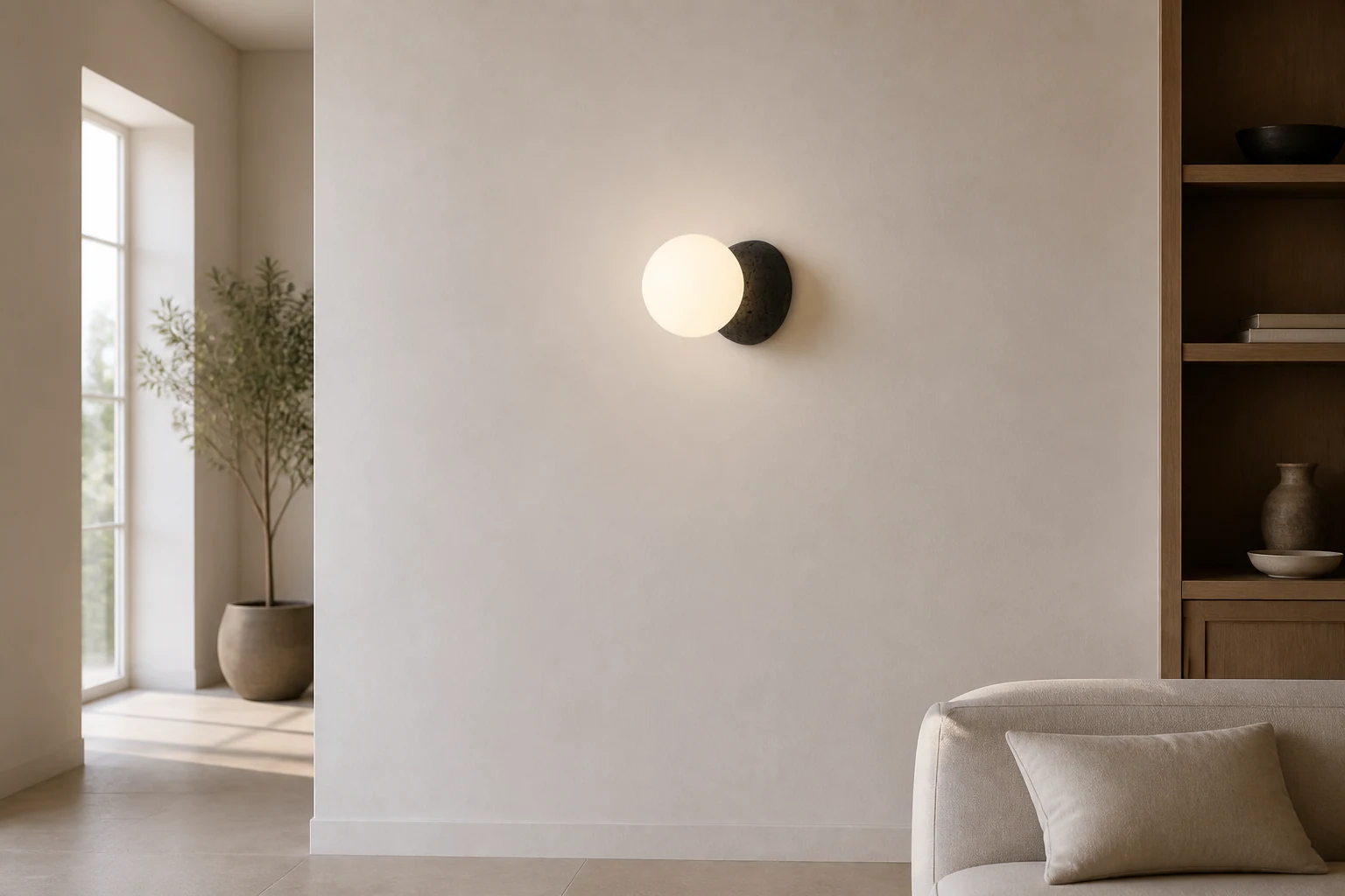 Origo wall light in a lifestyle interior scene