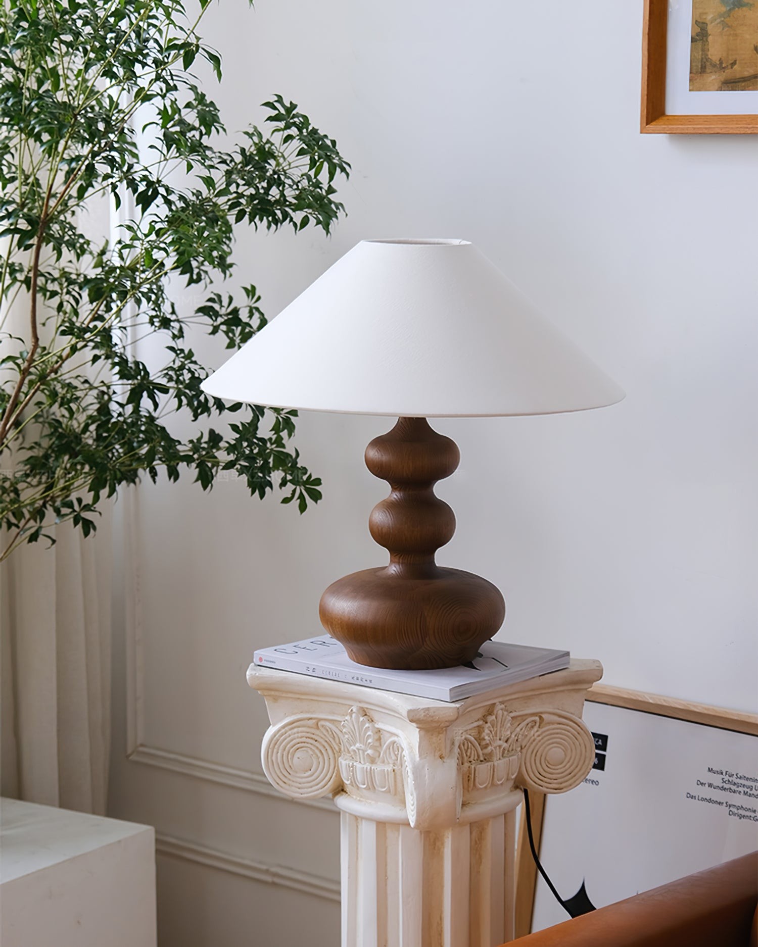 Nordic Retro Solid Wood Table Lamp M161