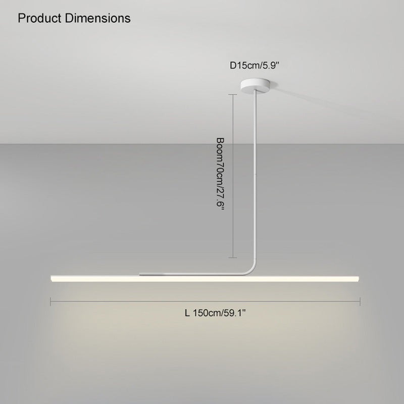 Modern Simple Asymmetrical Linear Pendant Lamp M140