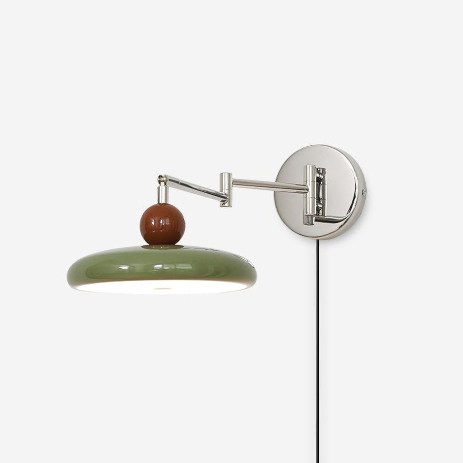 Swing Arm Bedside Plug In Wall Lamp M244
