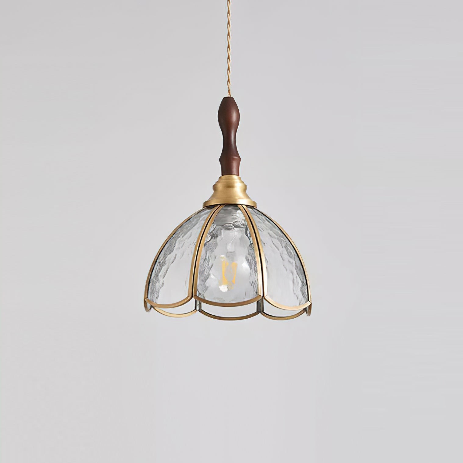 Vintage Tiffany Stanied Glass Pendant Lamp M336