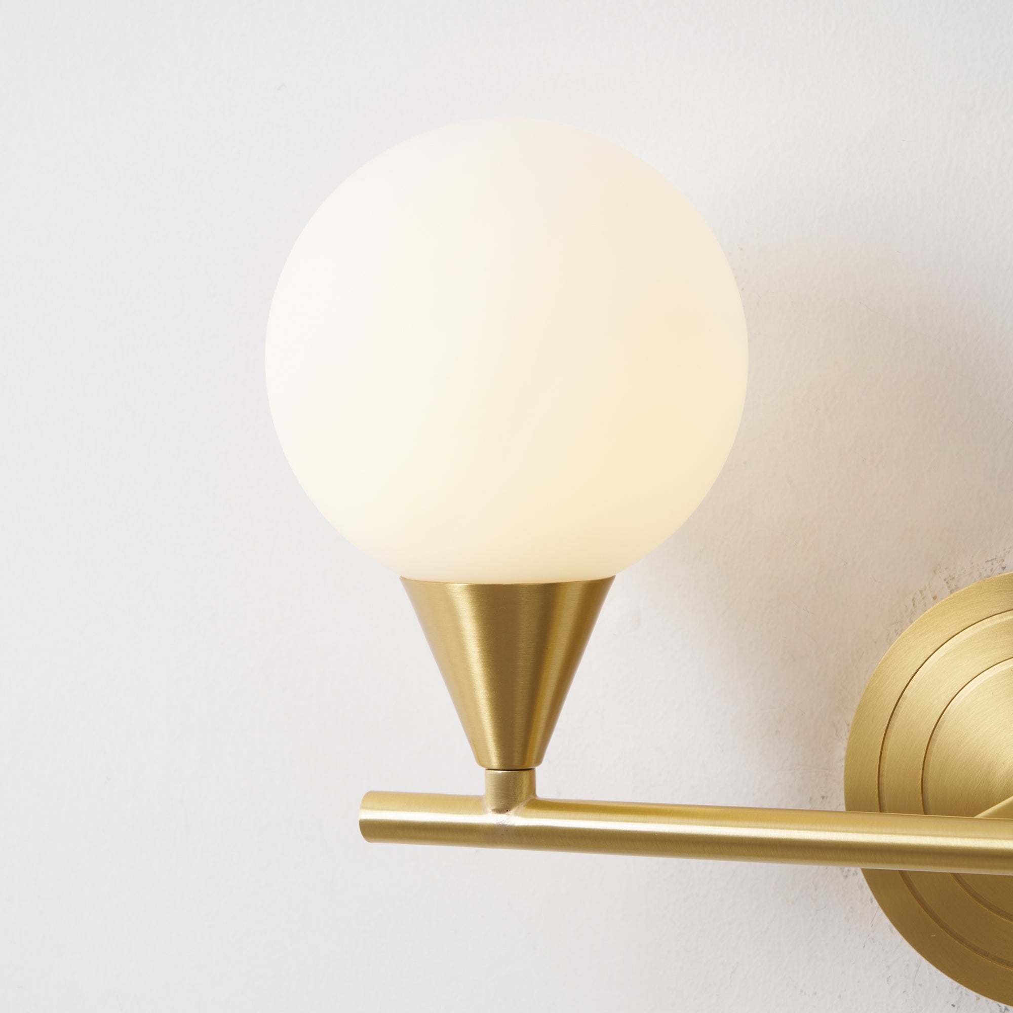 Holten Brass Armed Sconce D409