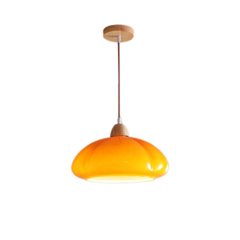 Medieval Creamy Pumpkin Pendant Lamp S108