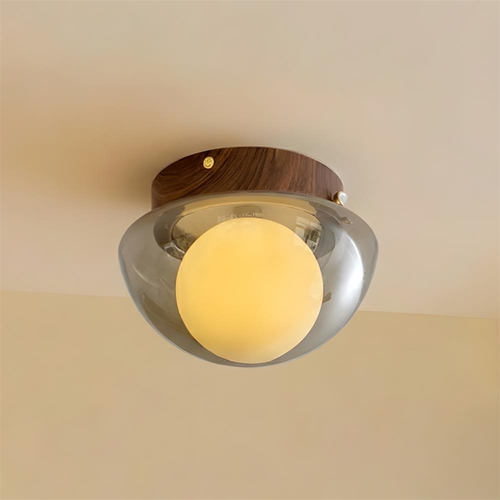 Honeyed Dome Ceiling Lamp D317
