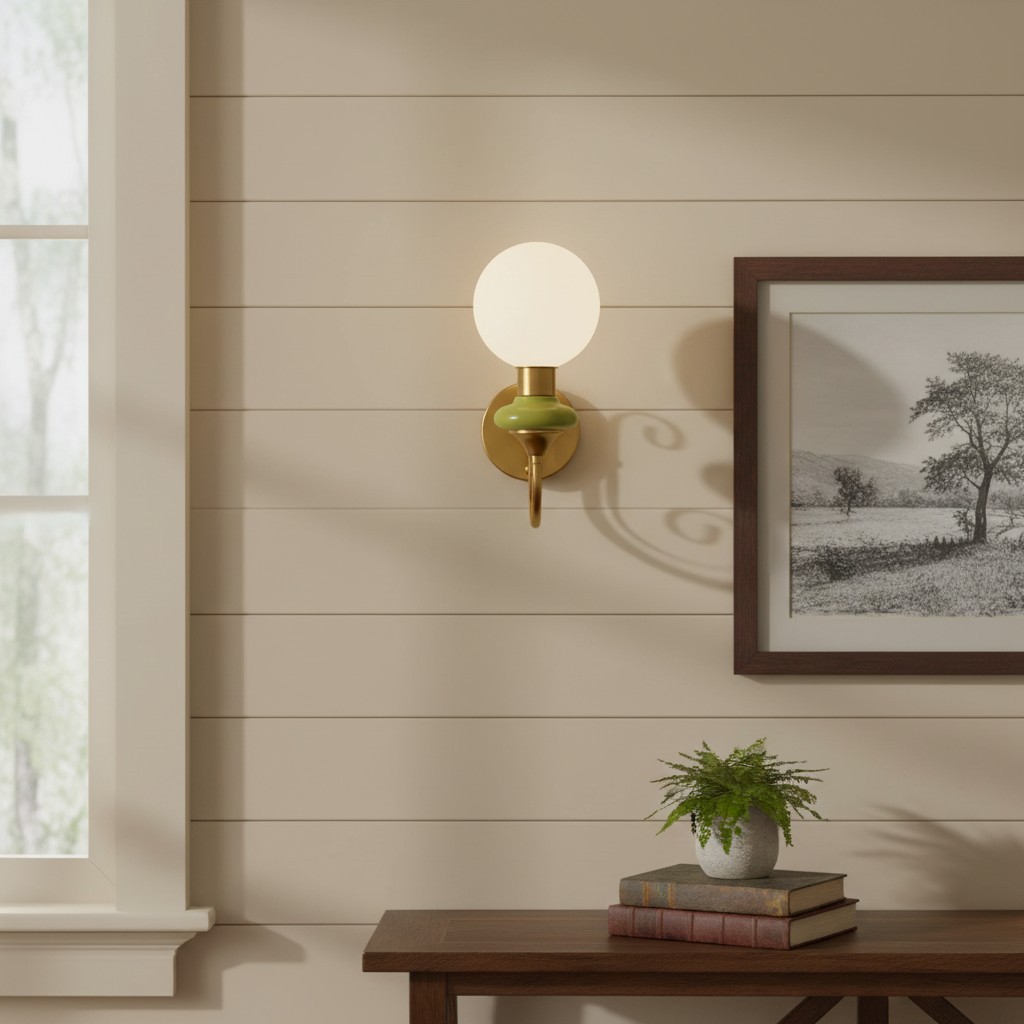 Noirvex Sculptural Metal Wall Lamp - Elegant Vertical Design for Living Spaces T577