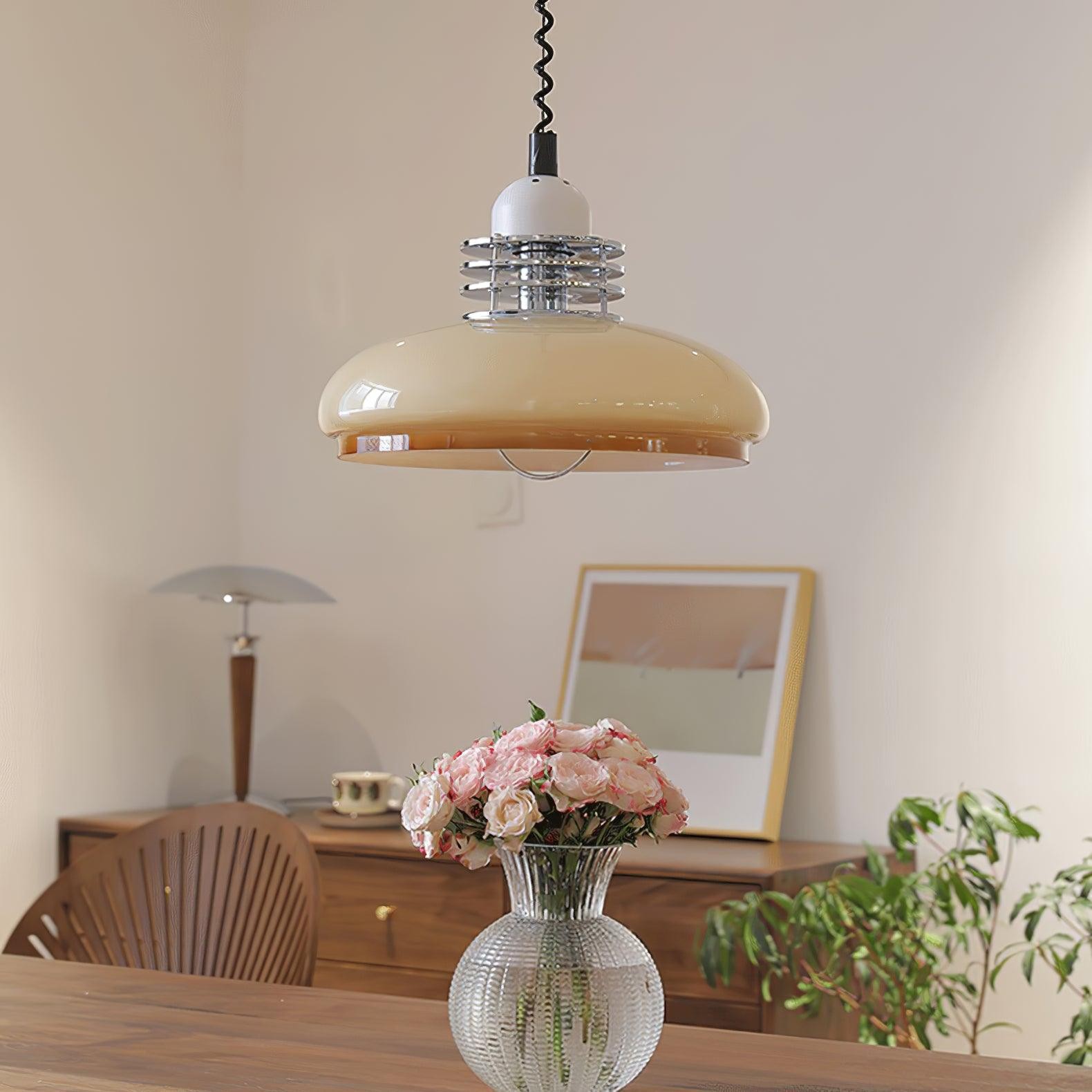 Nordic Cream Retractable Pendant Lamp M304