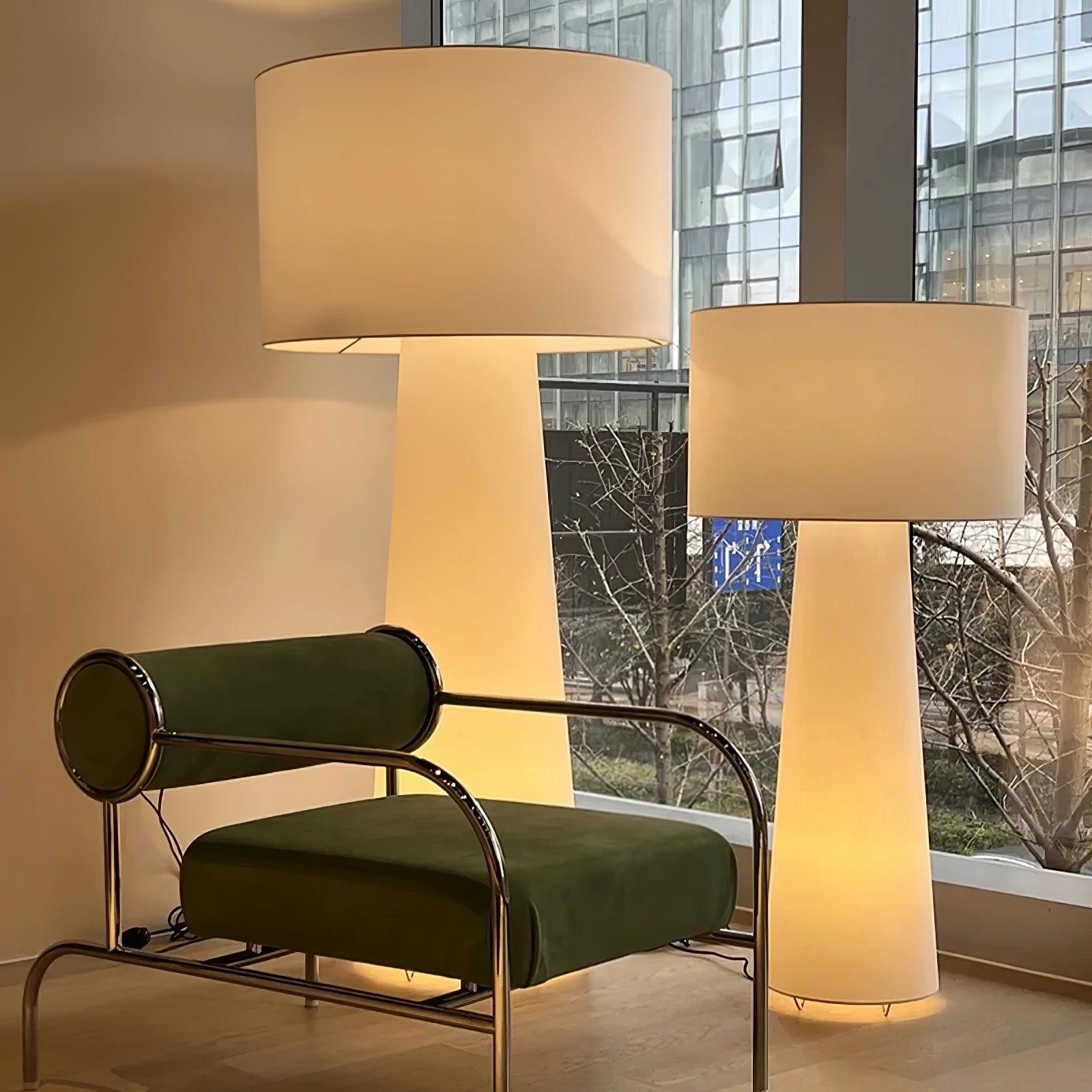 Column Fabric Floor Lamp Suitable For Living Room M76
