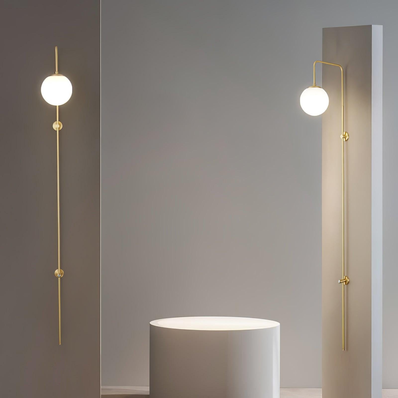 Globe Brass Wall Sconce M555