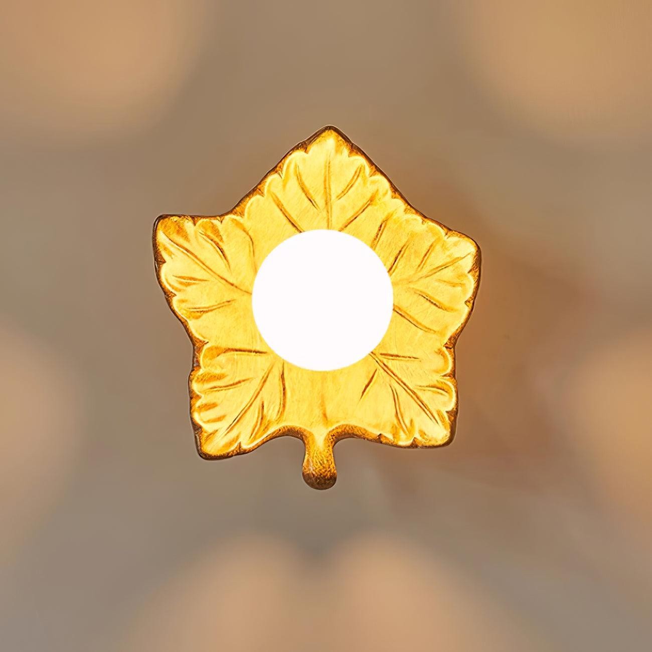 Maple Leaf Wall Light M362