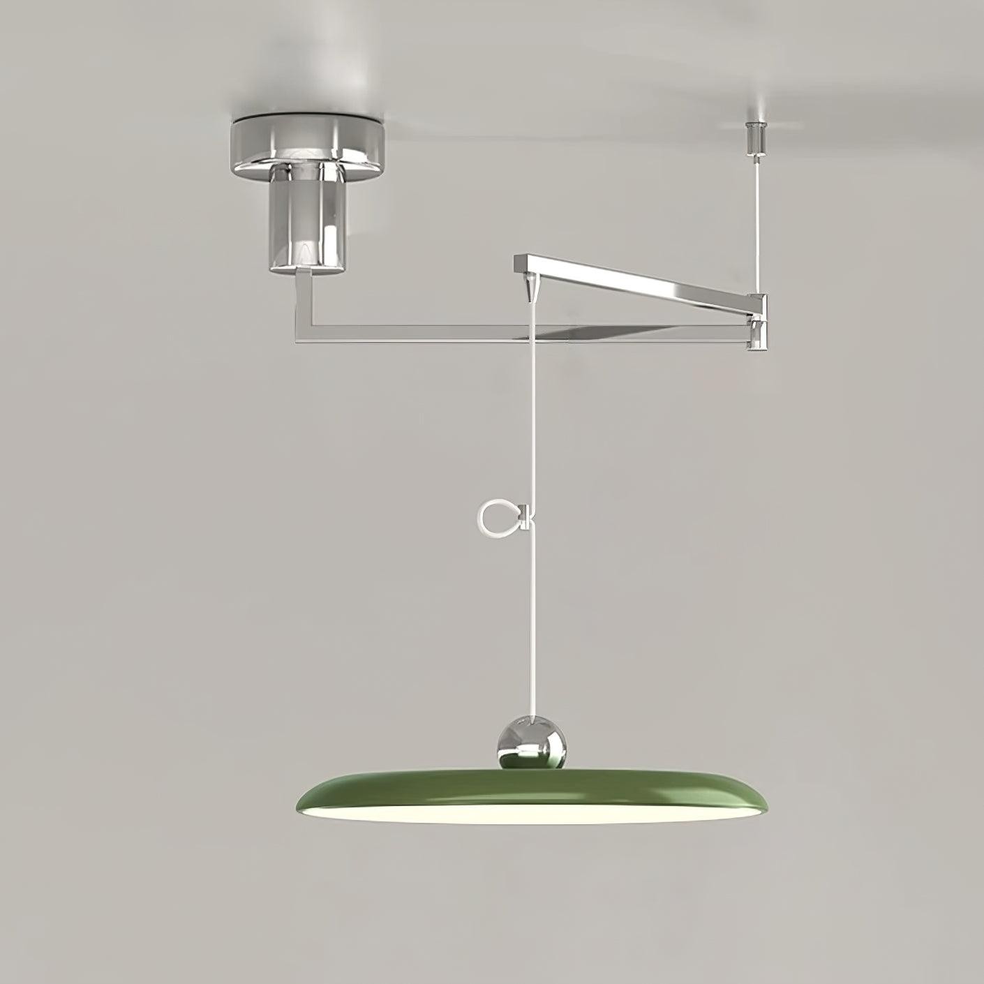 Simple Modern Adjustable Swing Arm Disc Pendant Lamp M110