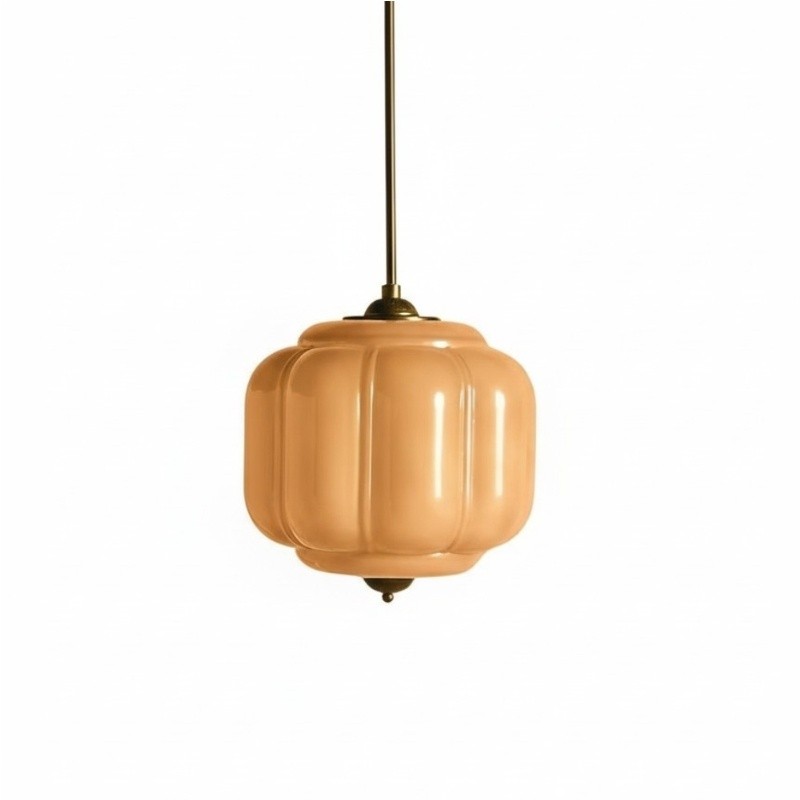 Vintage Cream Glass Pendant Light – Eloise Retro Chandelier S195