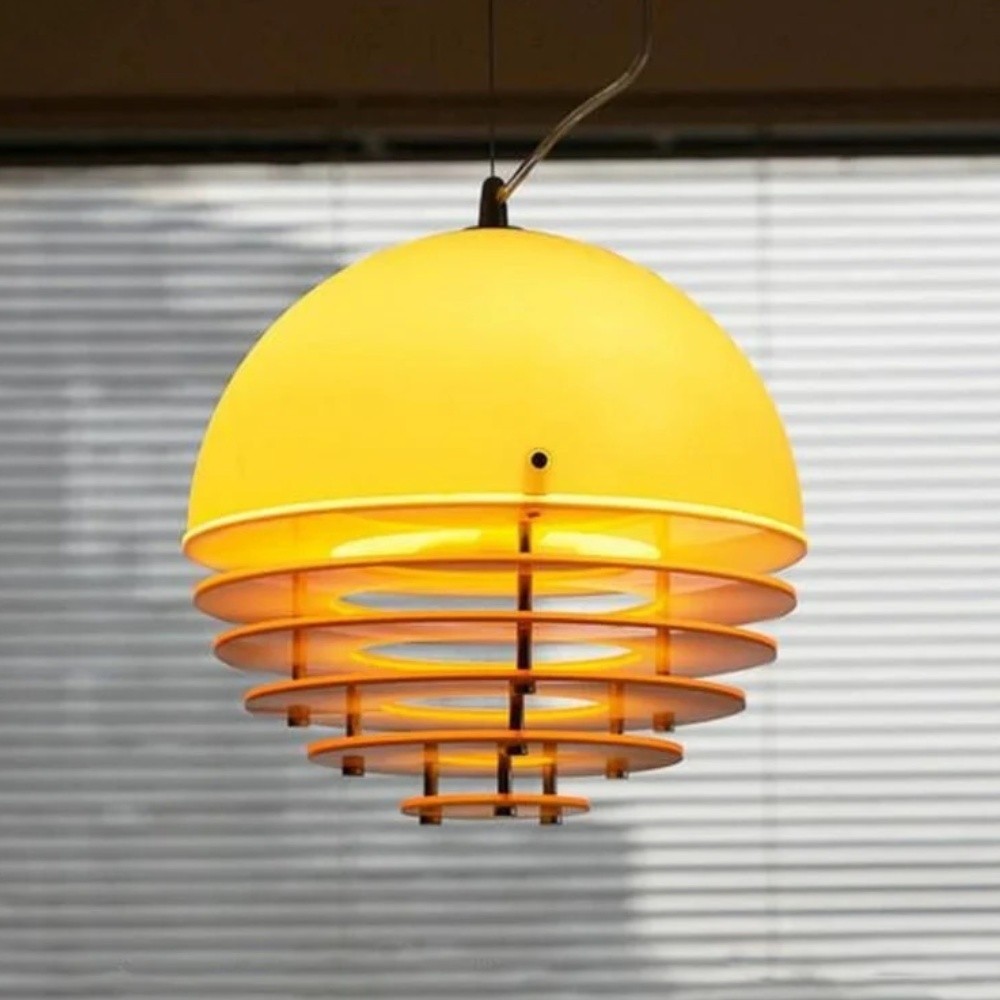 Bauhaus Sunset Ambient Pendant Lamp - Glass Acrylic Pendant Lamp S192