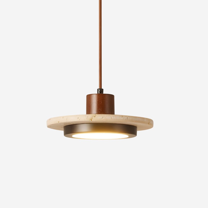 Creative Retro Regular Disc LED Pendant Lamp M254