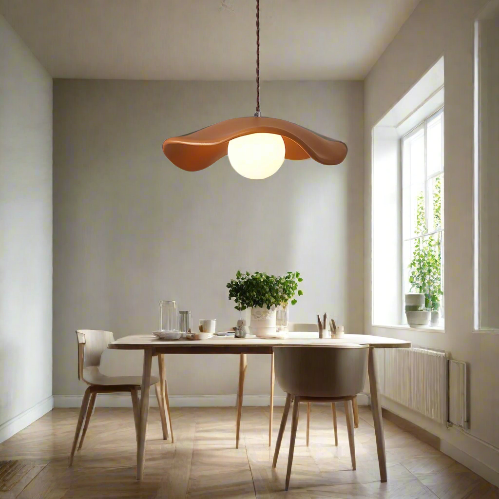 Yumi Sculptural Resin Elegance Minimalist Pendant Light D945