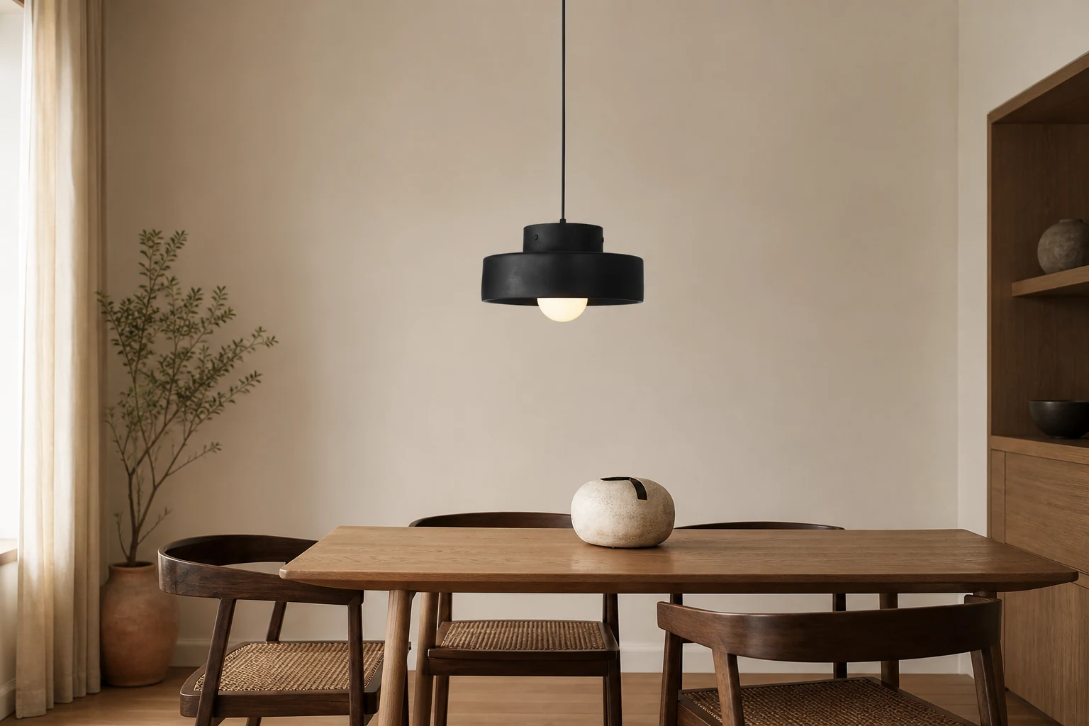 Klasyczna tradycyjna lampa wisząca M402, widok na pokój w stylu lifestyle