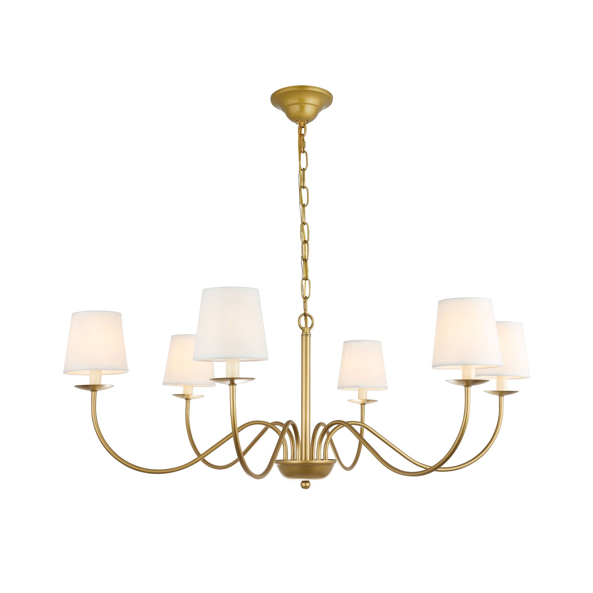 Eclipse Brass Chandelier D512