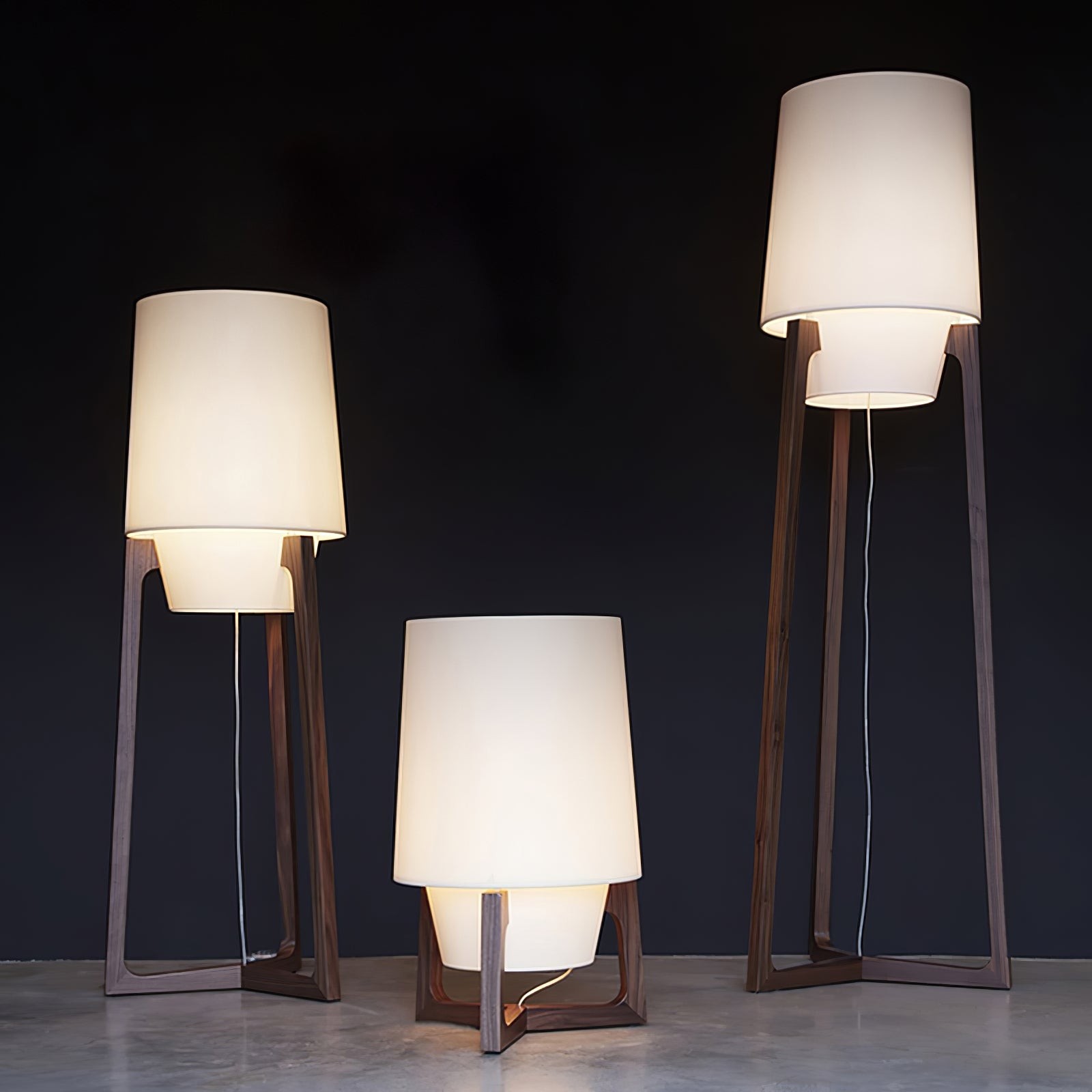 Modern Simple Chinese Style Solid Wood Floor Lamp M150
