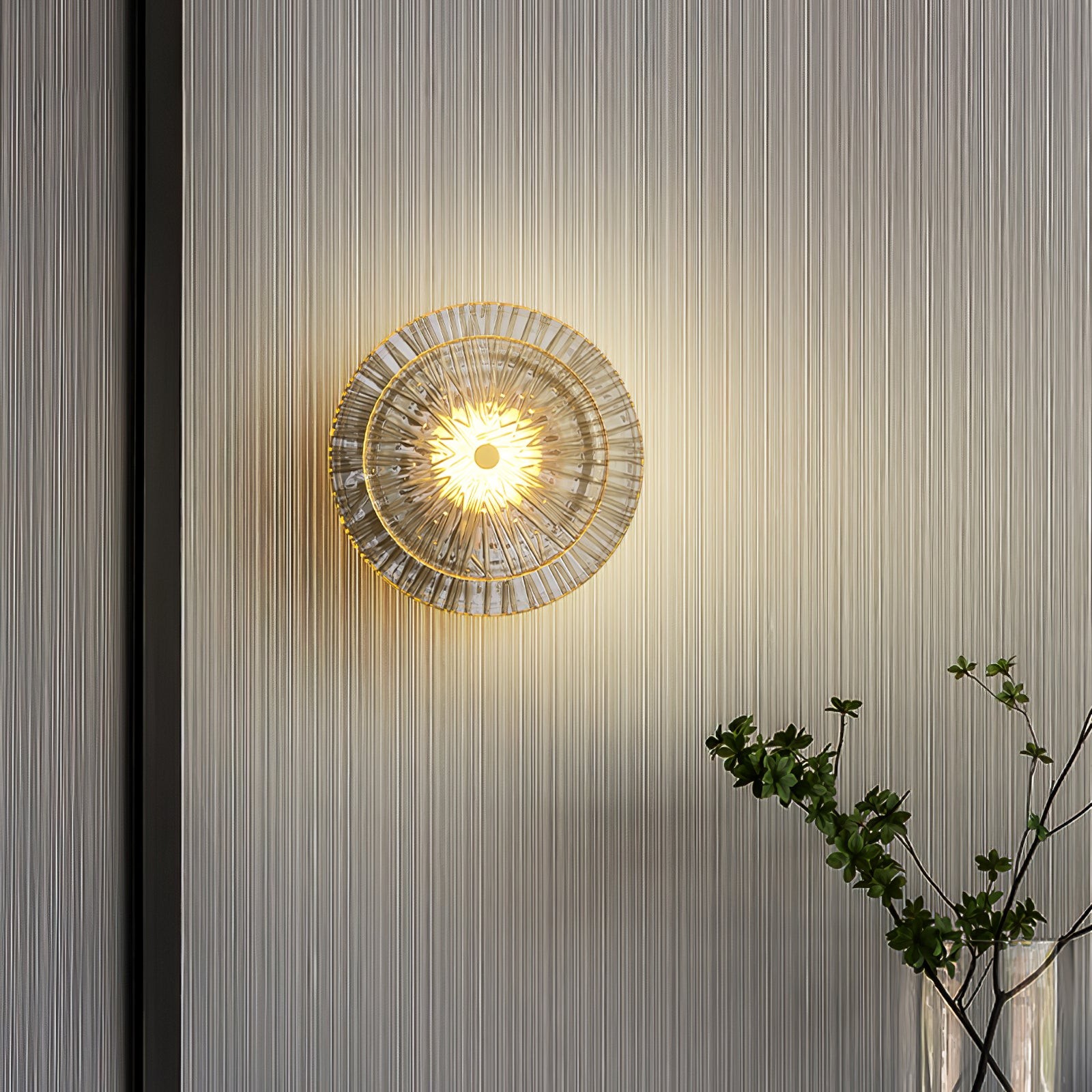 Modern Creative Round Crystal Wall Lamp M114