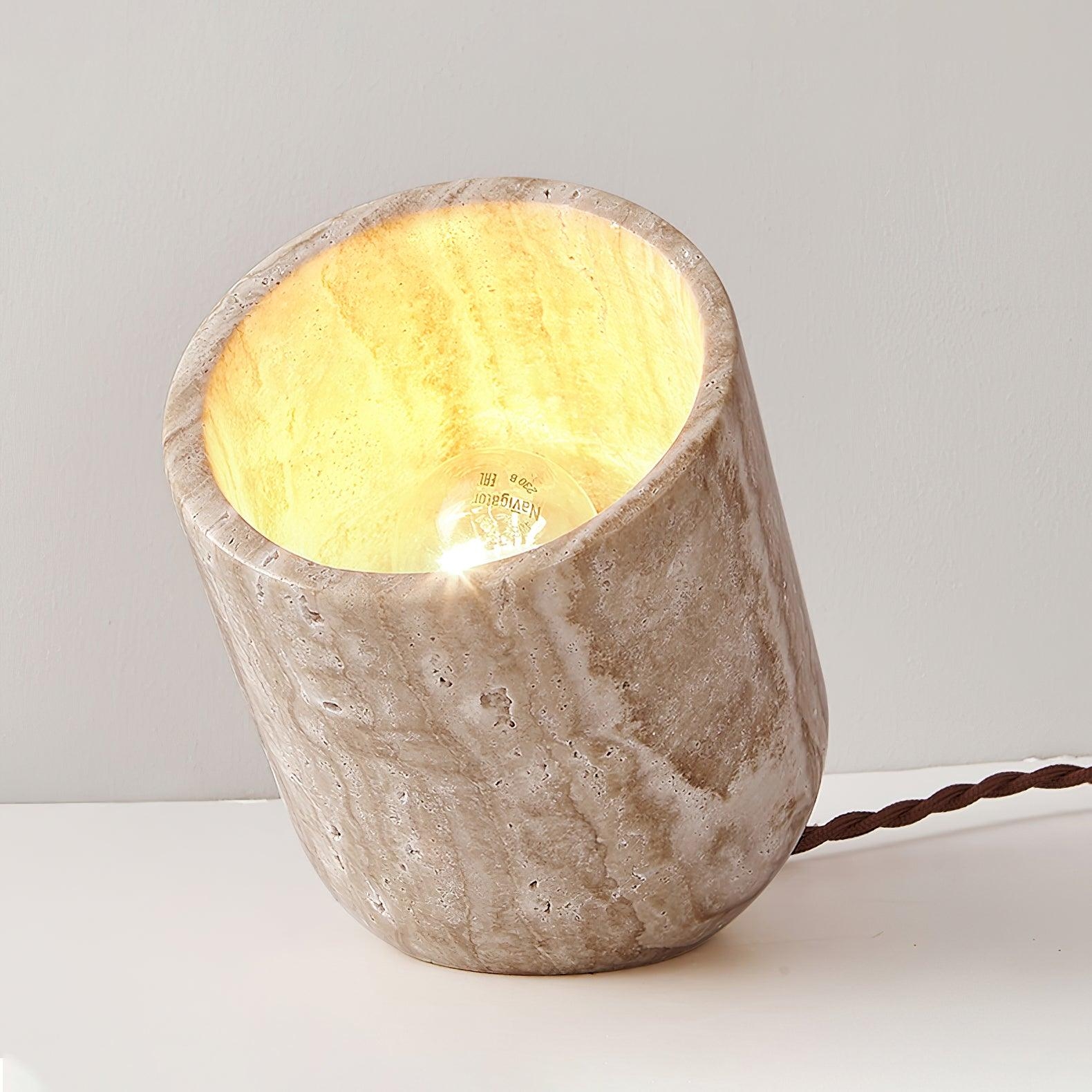 Amidori Travertine Table Lamp D893