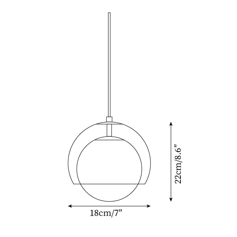 Misty Pendant Lamp D39