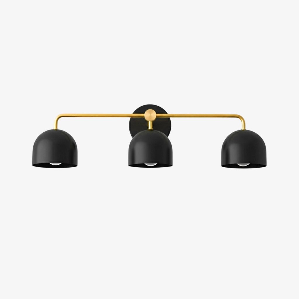Metio Dome Farmhouse Vanity Wall Light Colorful Metal Sconce T450