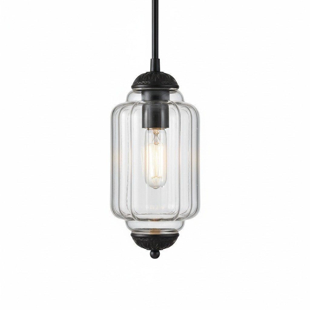 Eloise Vintage Glass Chandelier - Milk Glass Home Accent T289
