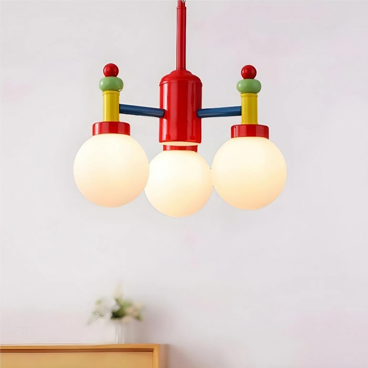 Art Decor Macaron Chandelier For Children's Room S49