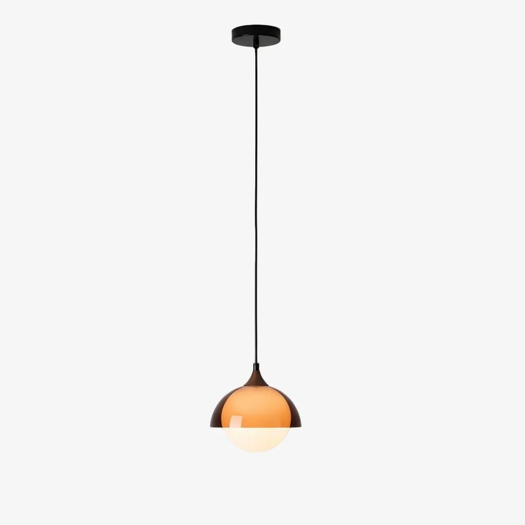 Afterglow Vintage Pendant - Hand-Blown Glass Shade Retro Pendant Lamp for Dining Room T556