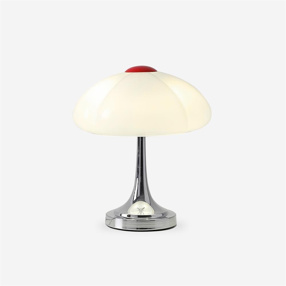 Cream Style Glass Mushroom Table Lamp M321
