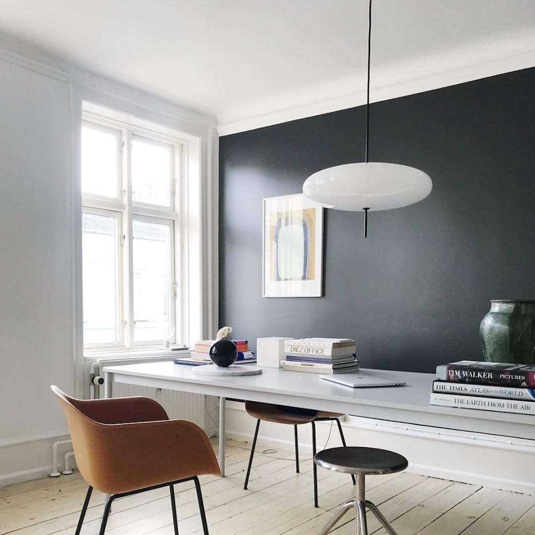Modern Elliptical Shape Pendant Light