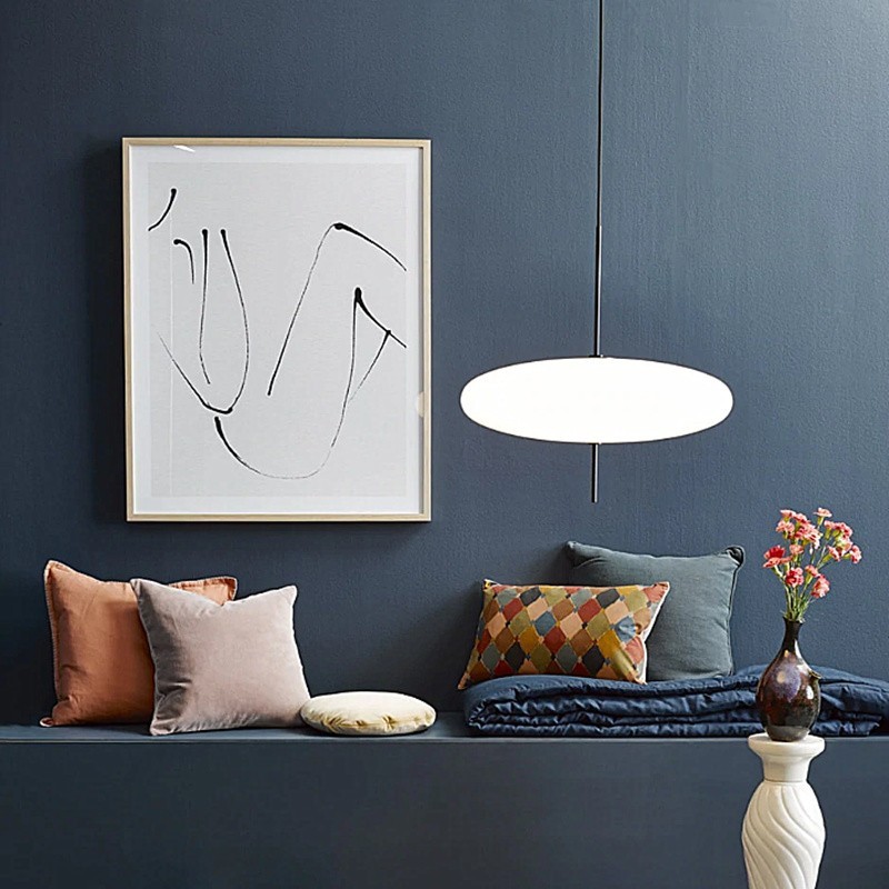 Modern Elliptical Shape Pendant Light