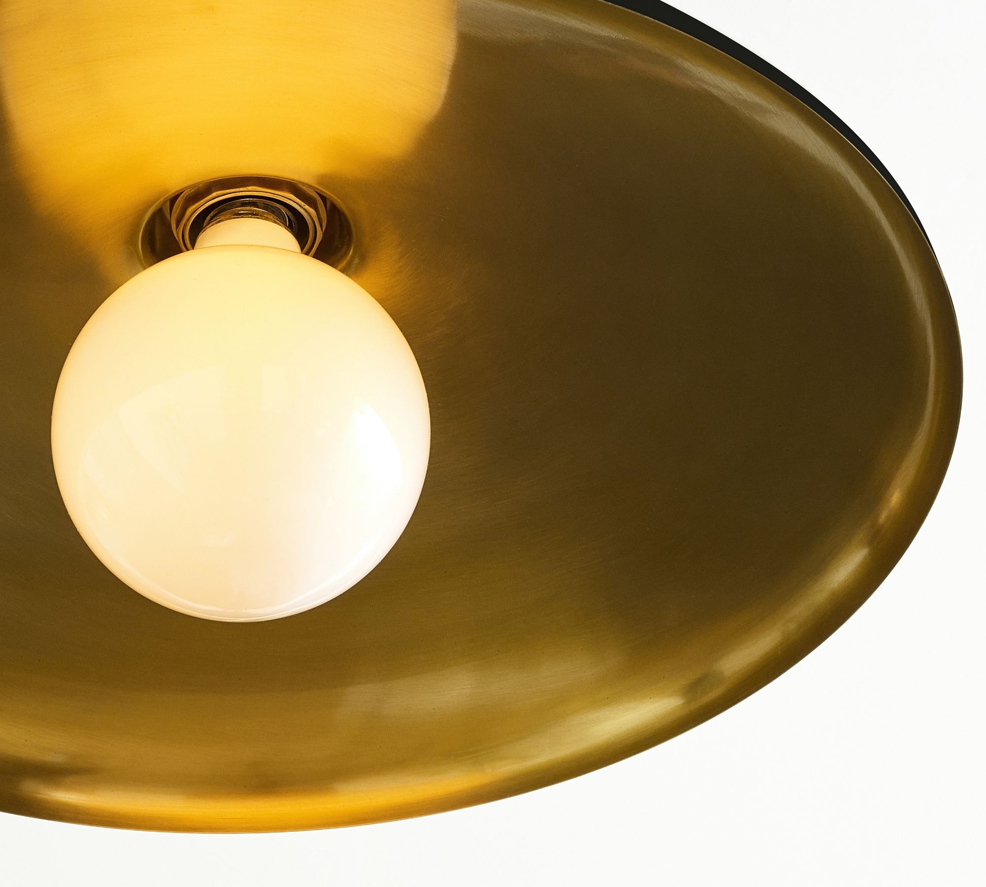 Forvara Farmhouse Metal Flush Mount Light - Black or White Ceiling Lamp T091