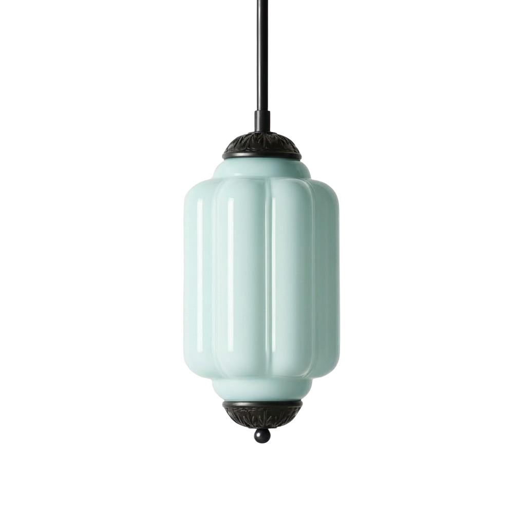 Eloise Simple Glass Irregular Lantern Pendant Lamp G23
