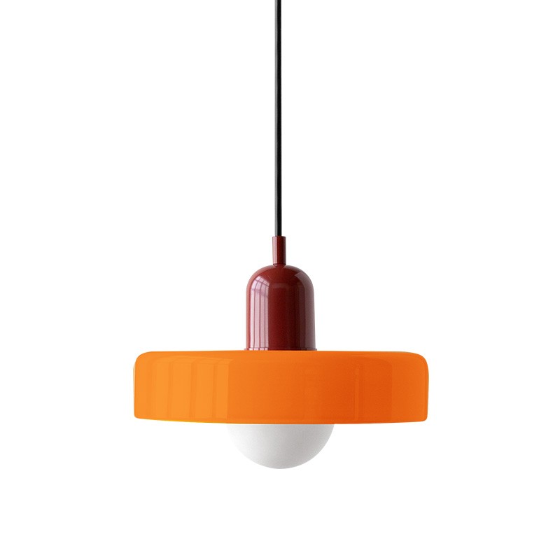 Morandi Glass Disc Orb Pendant Lamp S85