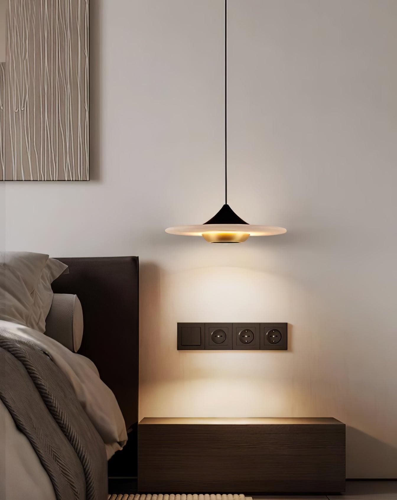 Flying Saucer Marble Pendant Lamp M558