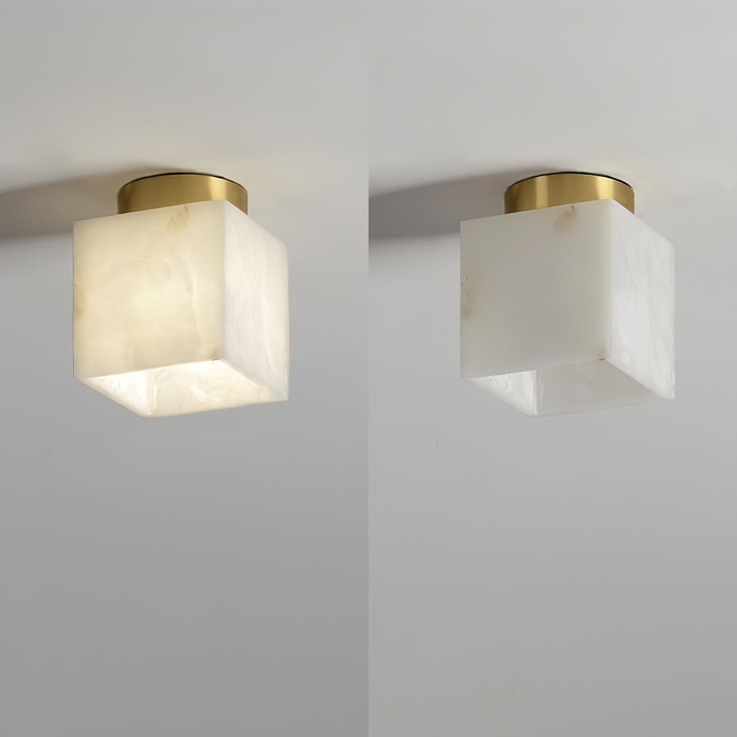 Moon Alabaster Ceiling Lamp M538