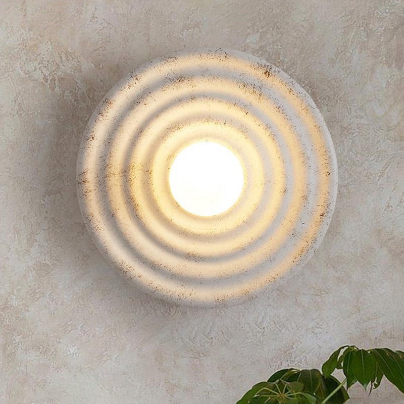 Japanese Wabi-sabi Round Indoor Wall Lamp M103