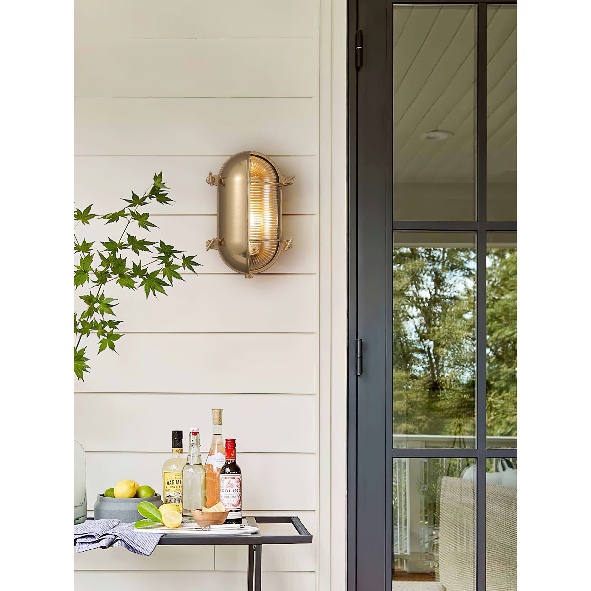 Fremantle Brass Bunker Sconce D636