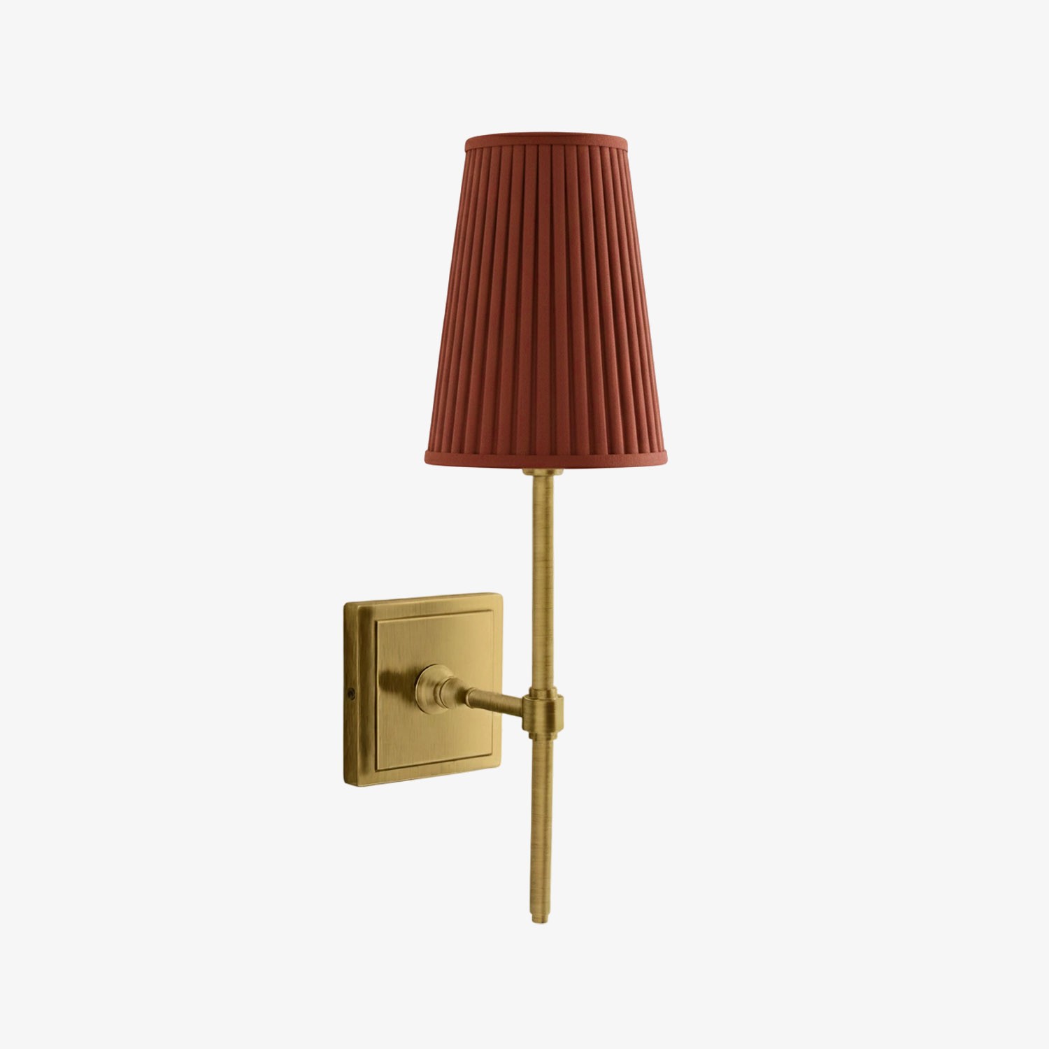 Derlina White Linen Shades Wall Lamp – Retro Metal Multi-Head Lighting Fixture T273