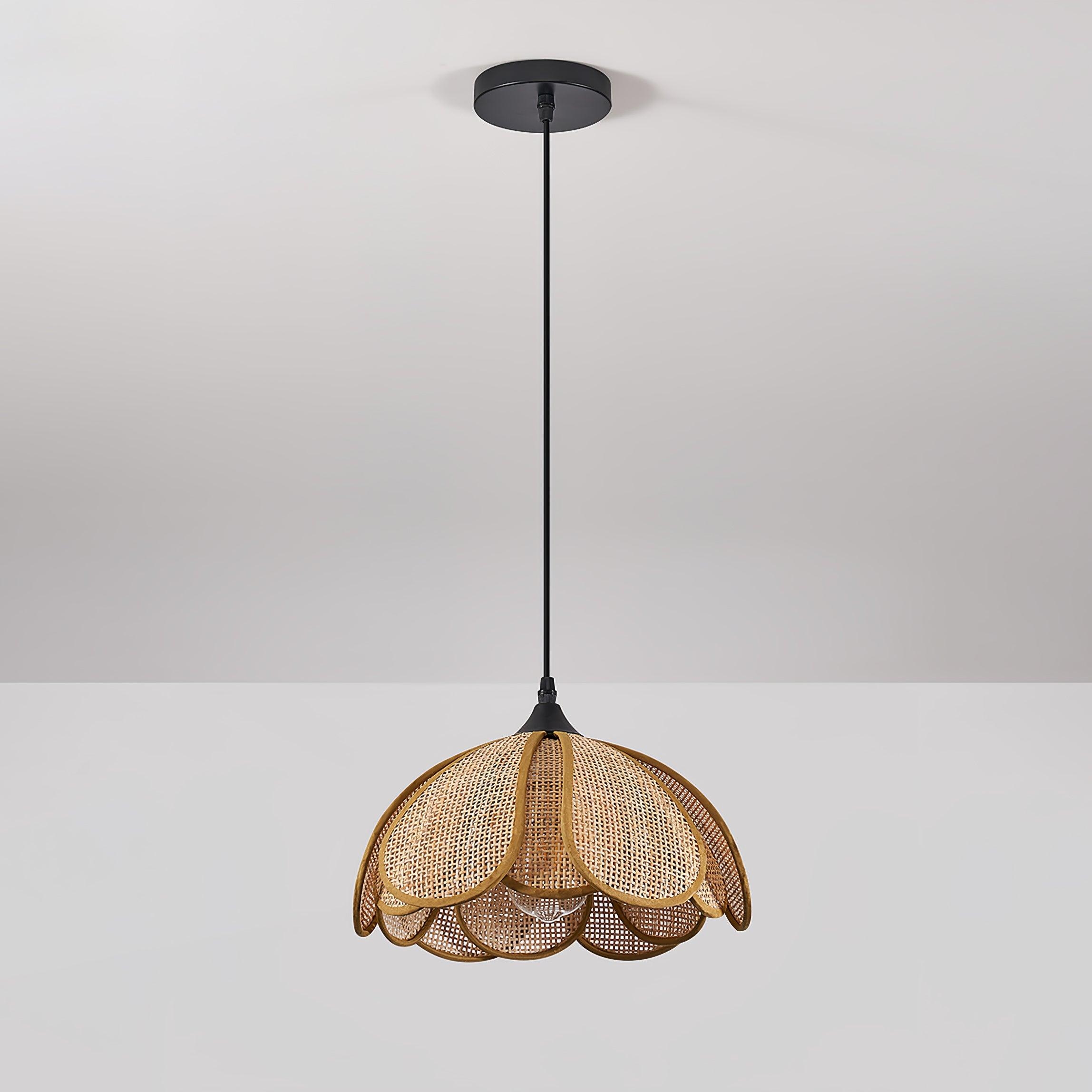 Bloom Rattan Pendant Lamp D358