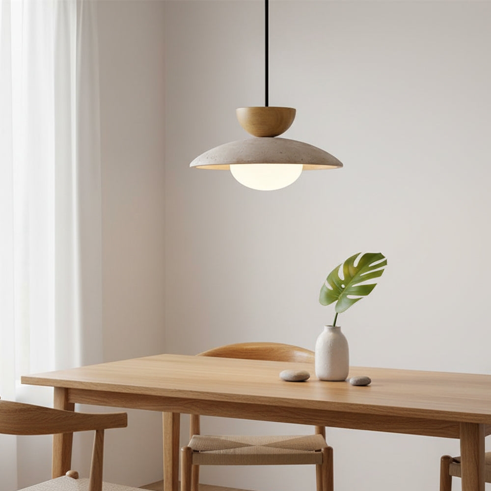 Tia Travertine Pendant Lamp D07