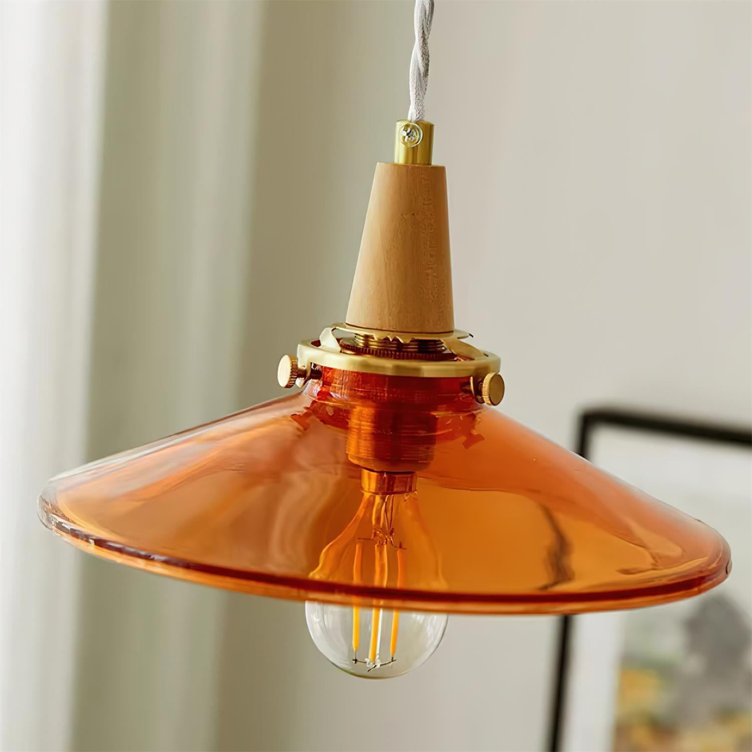 Nordic Brass Glass Pendant Lamp M286