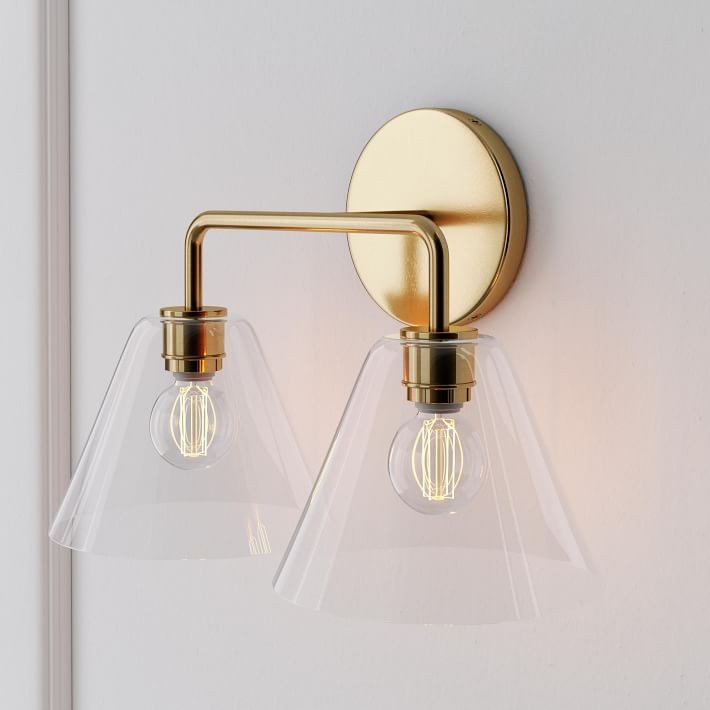 Conica Cone Wall Sconce - 1, 2, 3-Light Modern Glass Lighting T235